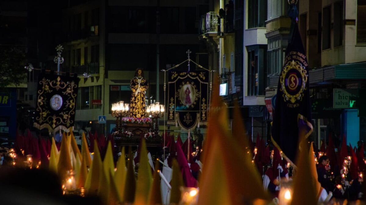 Jesús de Medinaceli en la procesión de Martes Santo en Cuenca. Foto: David Romero.