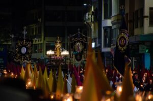 Jesús de Medinaceli en la procesión de Martes Santo en Cuenca. Foto: David Romero.