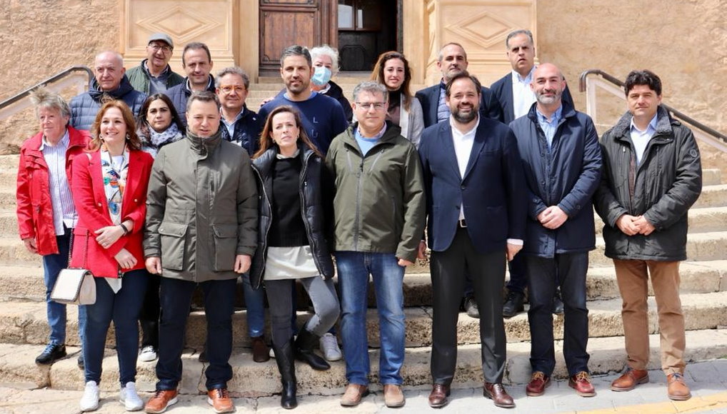 Paco Núñez, presidente del PP en CLM, en Hellín.