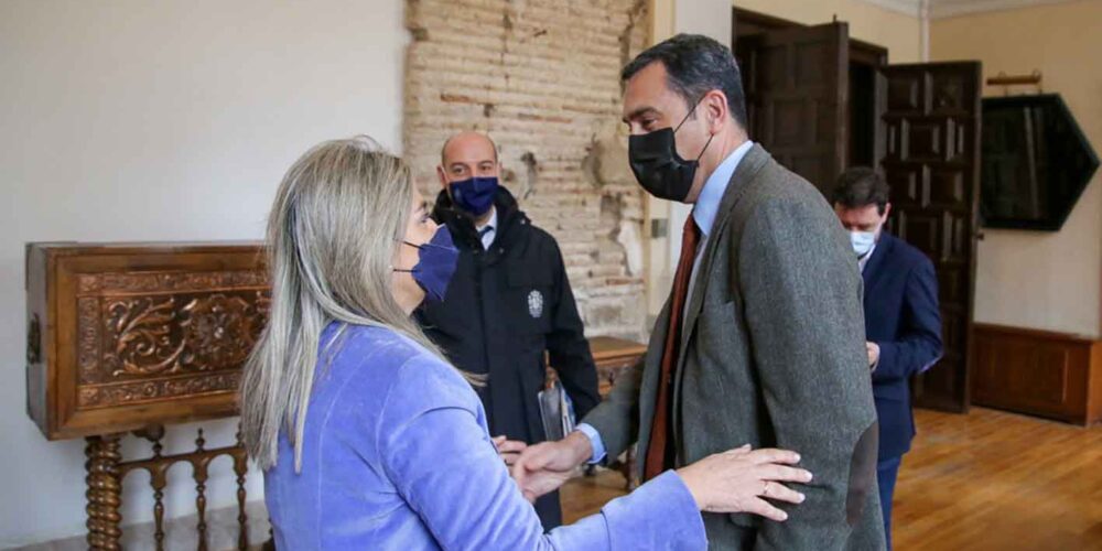 Milagros Tolón y Antonio Yáñez se reunieron en Toledo.