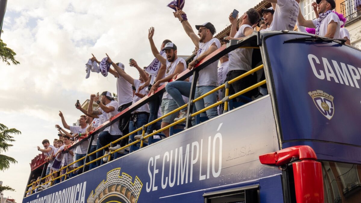 Celebración del ascenso CD Guadalajara