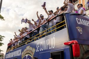 Celebración del ascenso CD Guadalajara