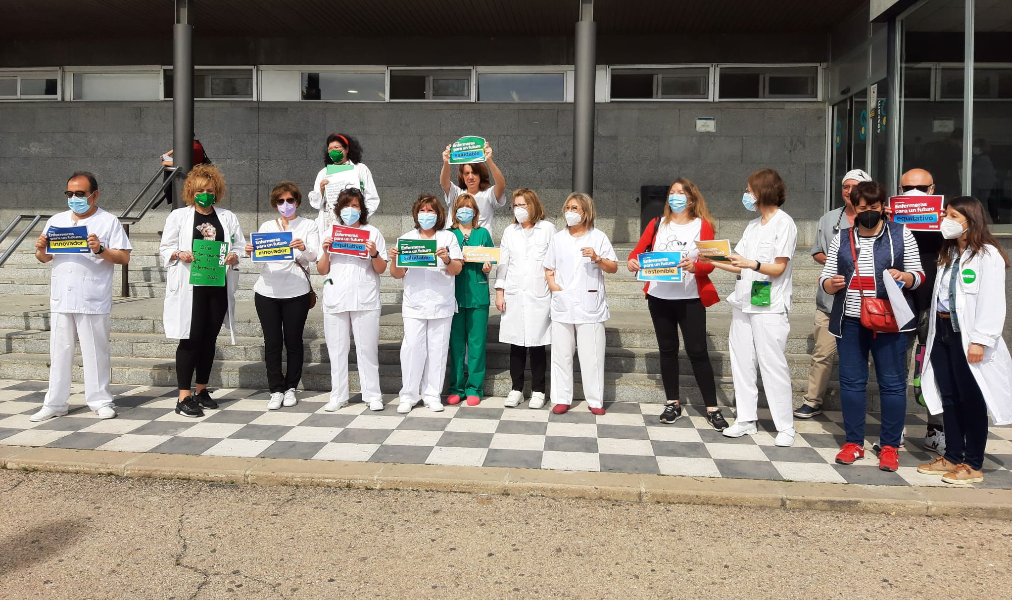 Concentración de enfermeras en Cuenca.