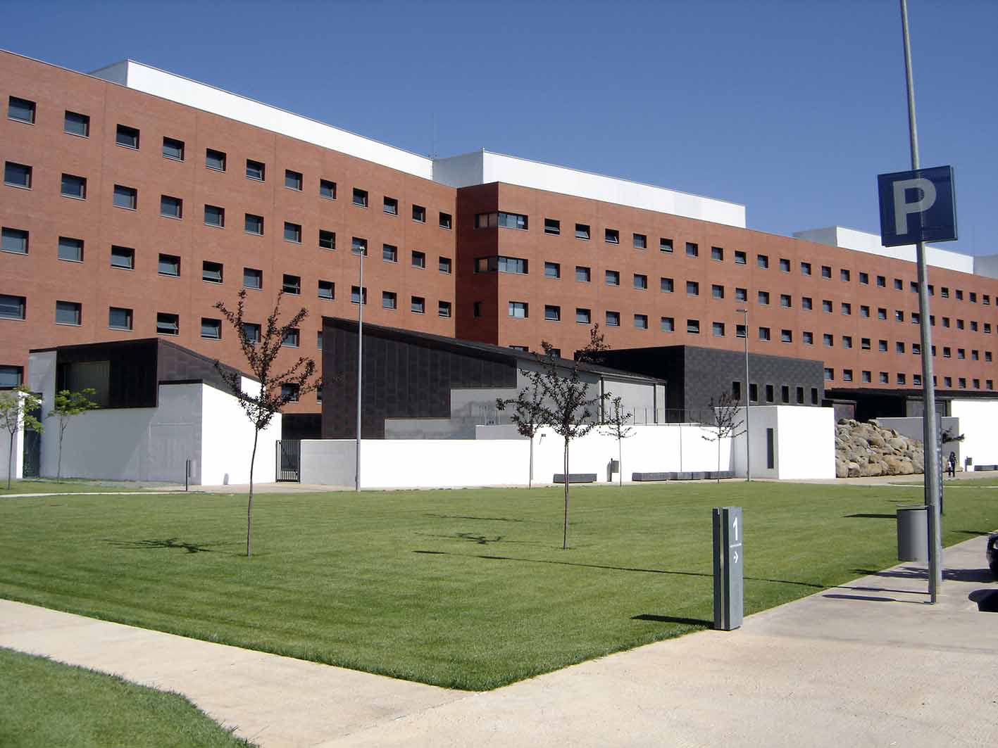 El Hospital General de Ciudad Real, en el que se encuentra la afectada por el incendio