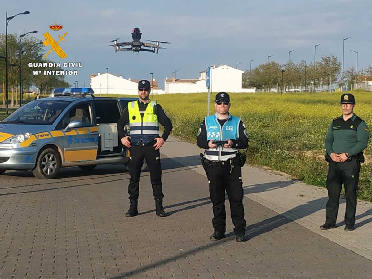 La Guardia Civil que intervino en la operación.