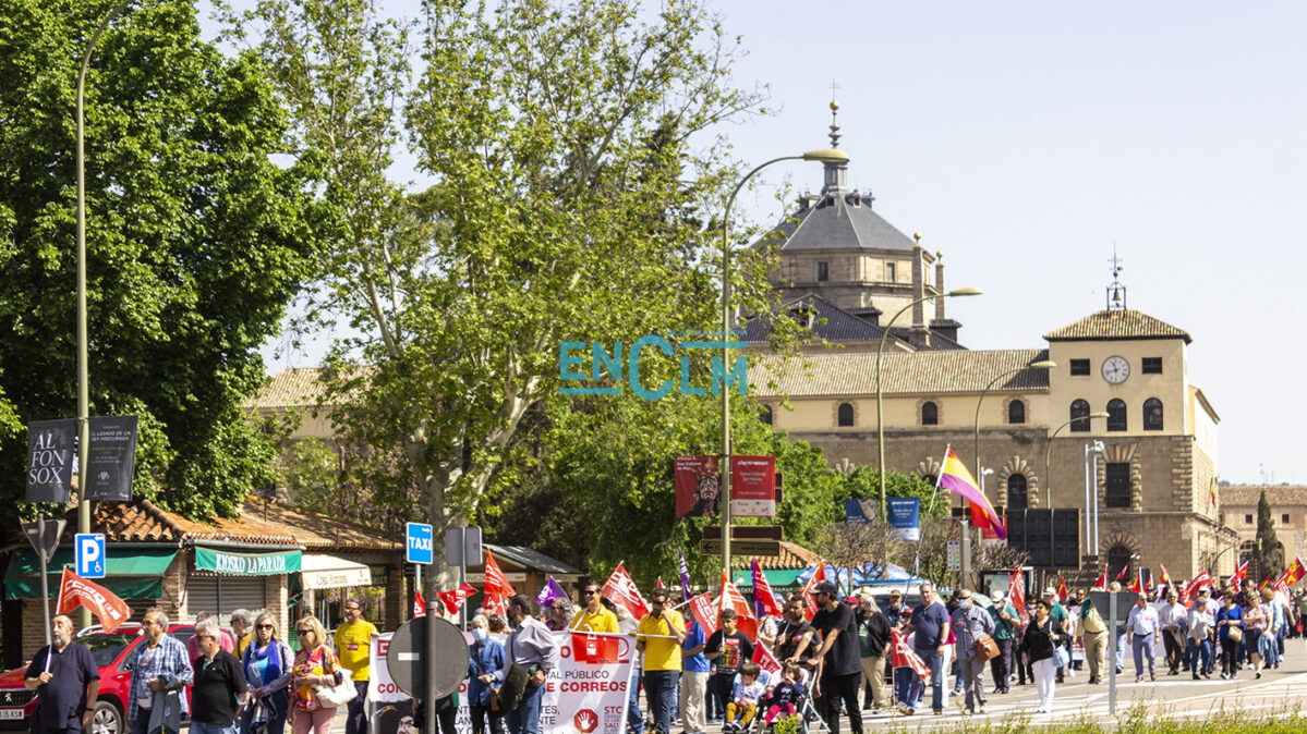 Manifestación Primero Mayo día del Trabajo en Toledo