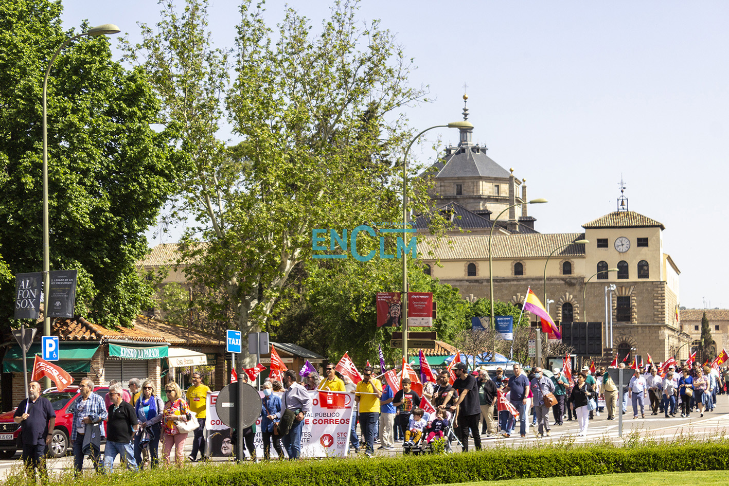 Manifestación Primero Mayo día del Trabajo en Toledo