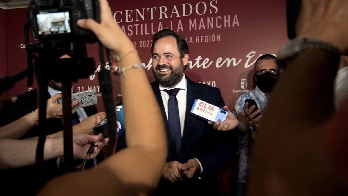 Paco Núñez, presidente del PP de CLM, en Puertollano. Foto: Rebeca Arango.