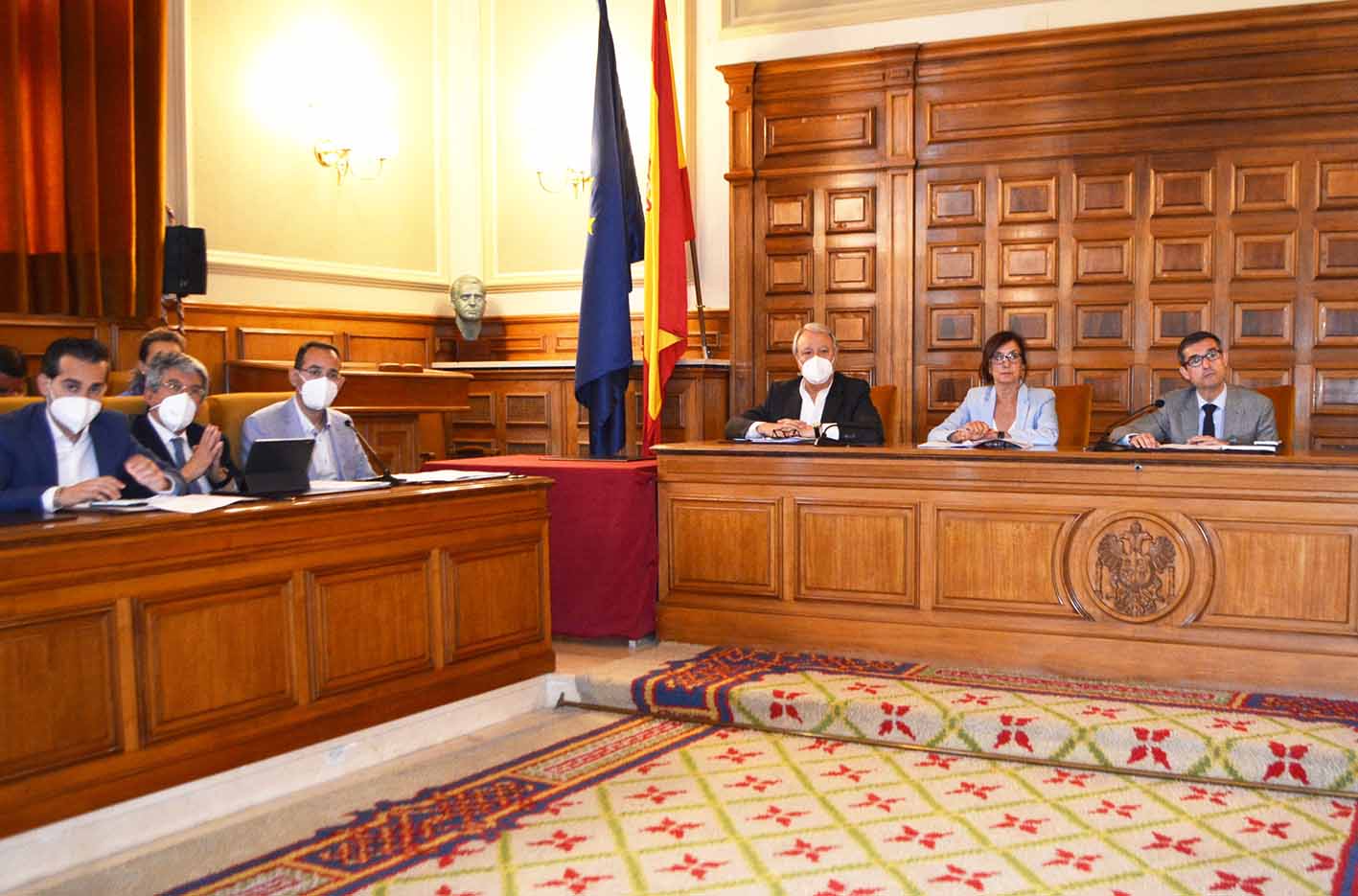Pleno ordinario de la Diputación de Toledo.