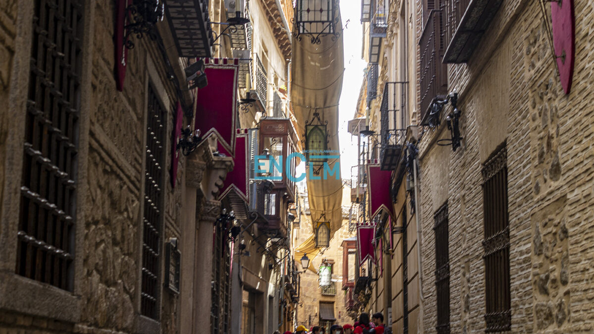 Decoración de Corpus en Toledo