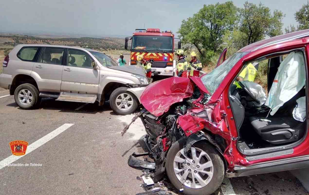 Accidente en Belvís de la Jara.