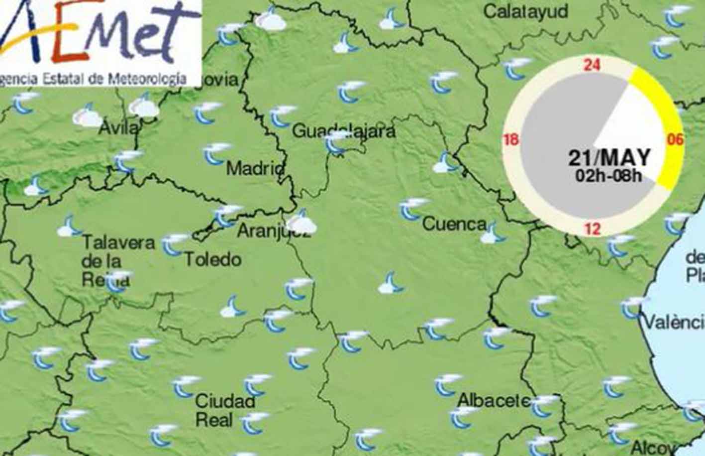 Temperaturas muy alta hoy sábado en Castilla-La Mancha.