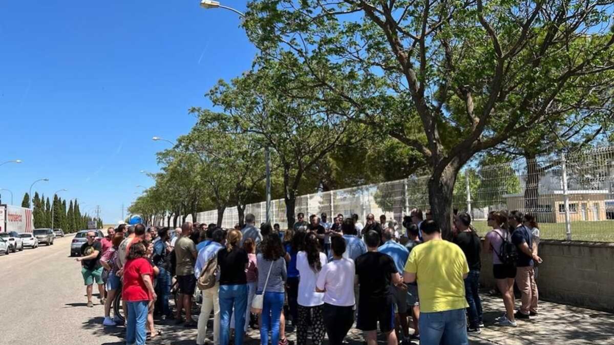 Asamblea de trabajadores de Schreiber Foods.