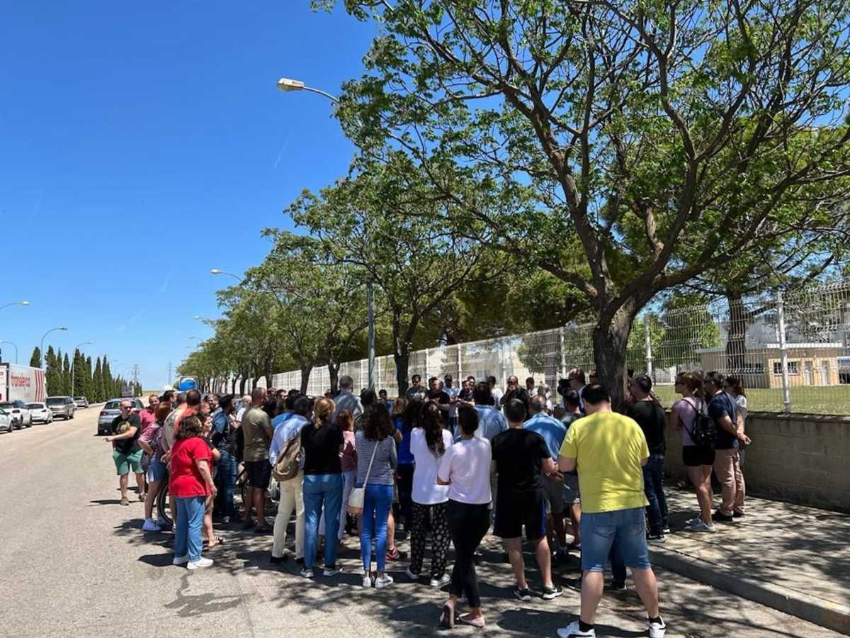 Asamblea de trabajadores de Schreiber Foods.