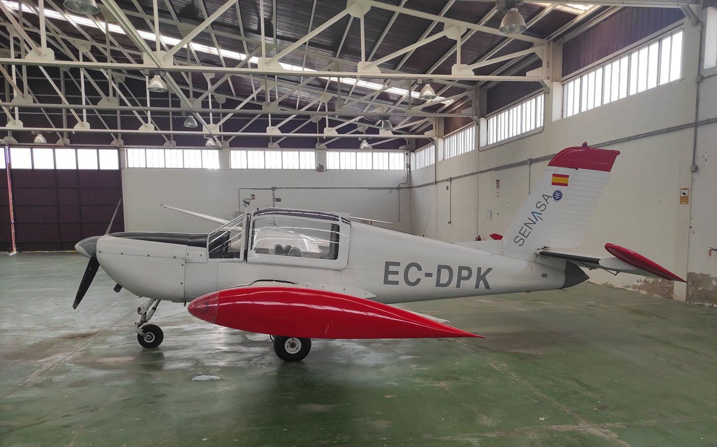 Una de las aeronaves que se subastan.