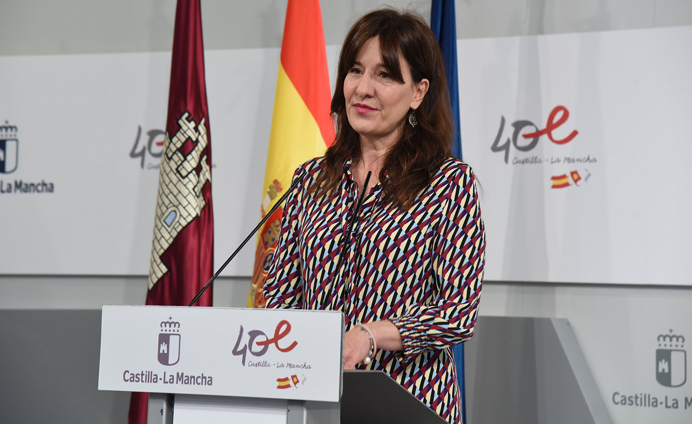 Blanca Fernández, portavoz del Gobierno de Castilla-La Mancha.