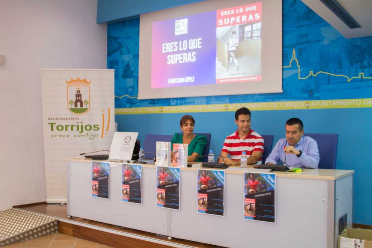 Presentación del libro del deportista Christian López.