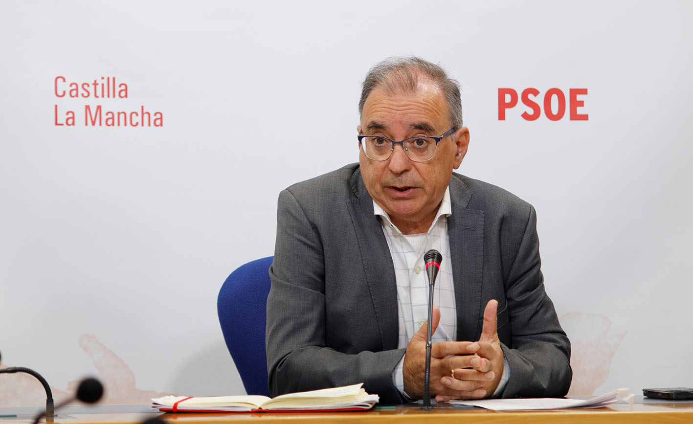 Fernando Mora, presidente del Grupo Socialista en las Cortes de CLM.