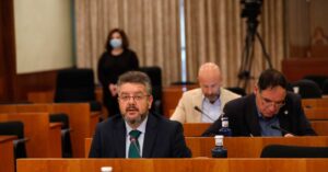 El viceportavoz del Grupo Parlamentario Popular en las Cortes de Castilla-La Mancha, Juan Antonio Moreno.