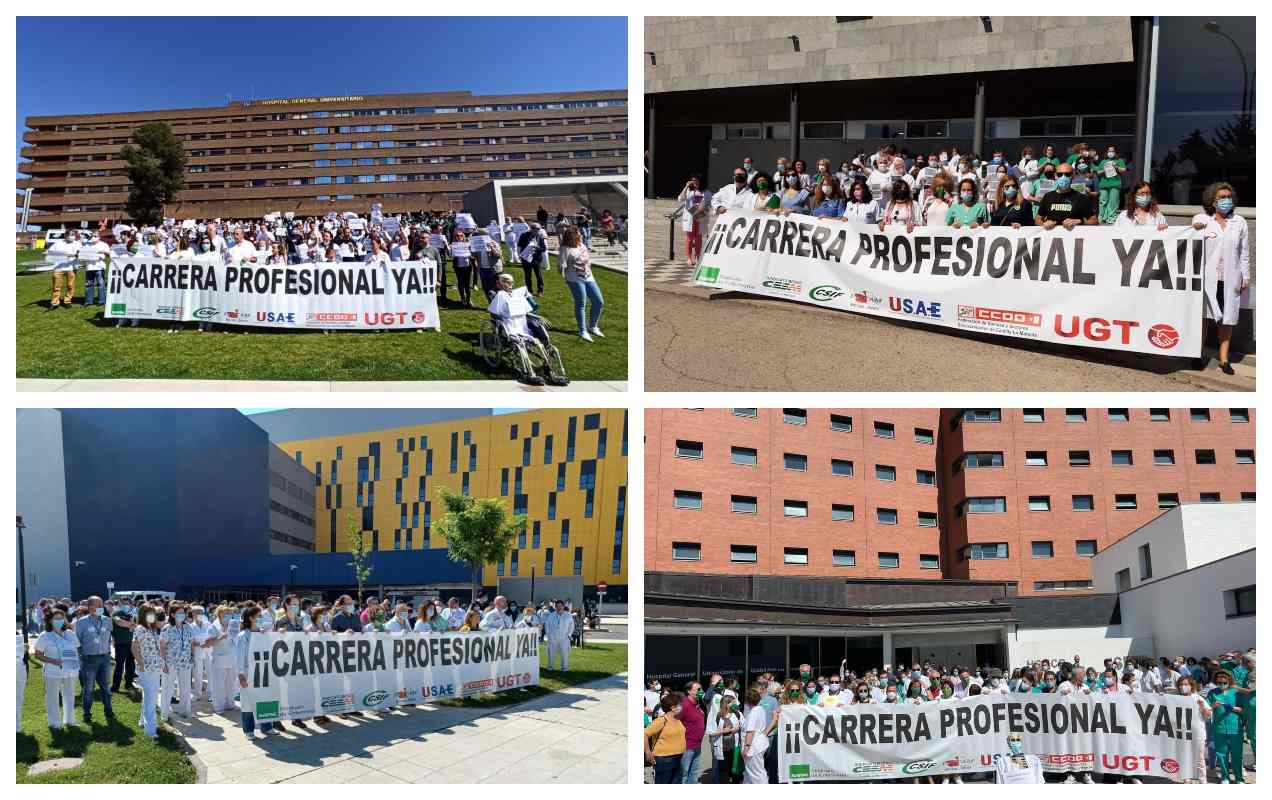 Concentraciones en Albacete, Cuenca, Toledo y Ciudad Real.