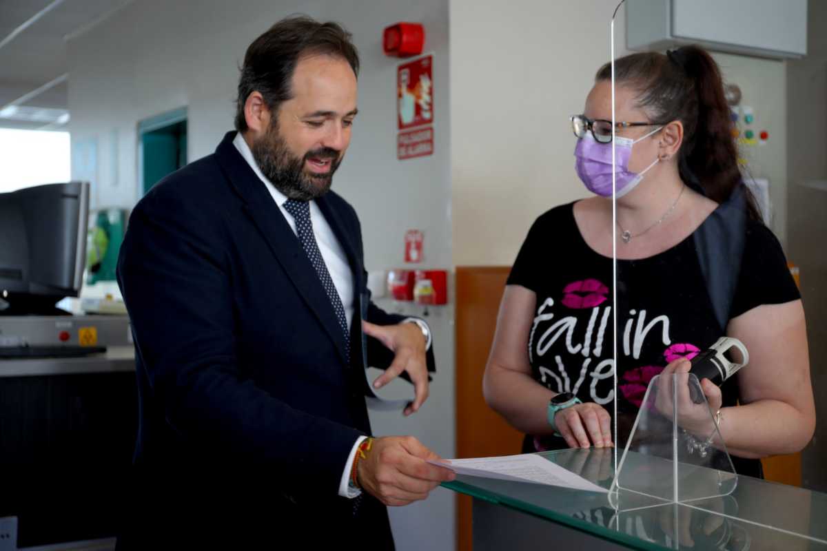 Paco Núñez, en CMM antes de registrar su propuesta para pedir en las Cortes un debate sobre política fiscal.