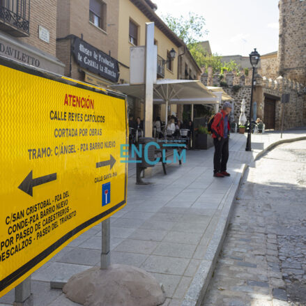 El lunes 20 comienza el tramo de obras entre la Puerta del Cambrón y San Juan de los Reyes. Foto: Gema Módenes.