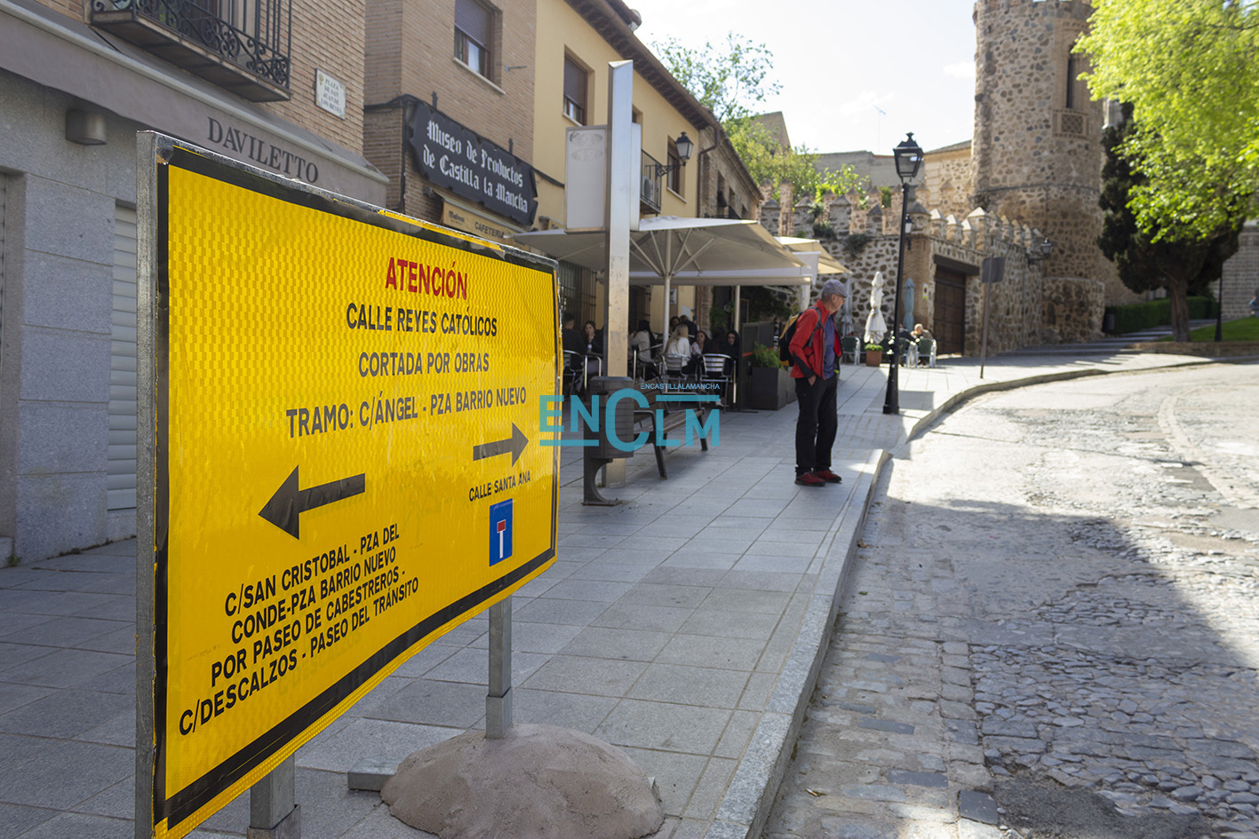 El lunes 20 comienza el tramo de obras entre la Puerta del Cambrón y San Juan de los Reyes. Foto: Gema Módenes.