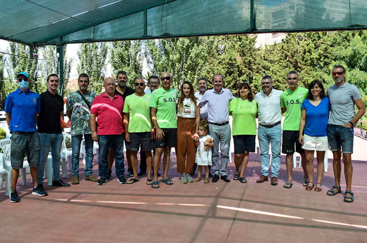 Socorristas de Guadalajara con el alcalde