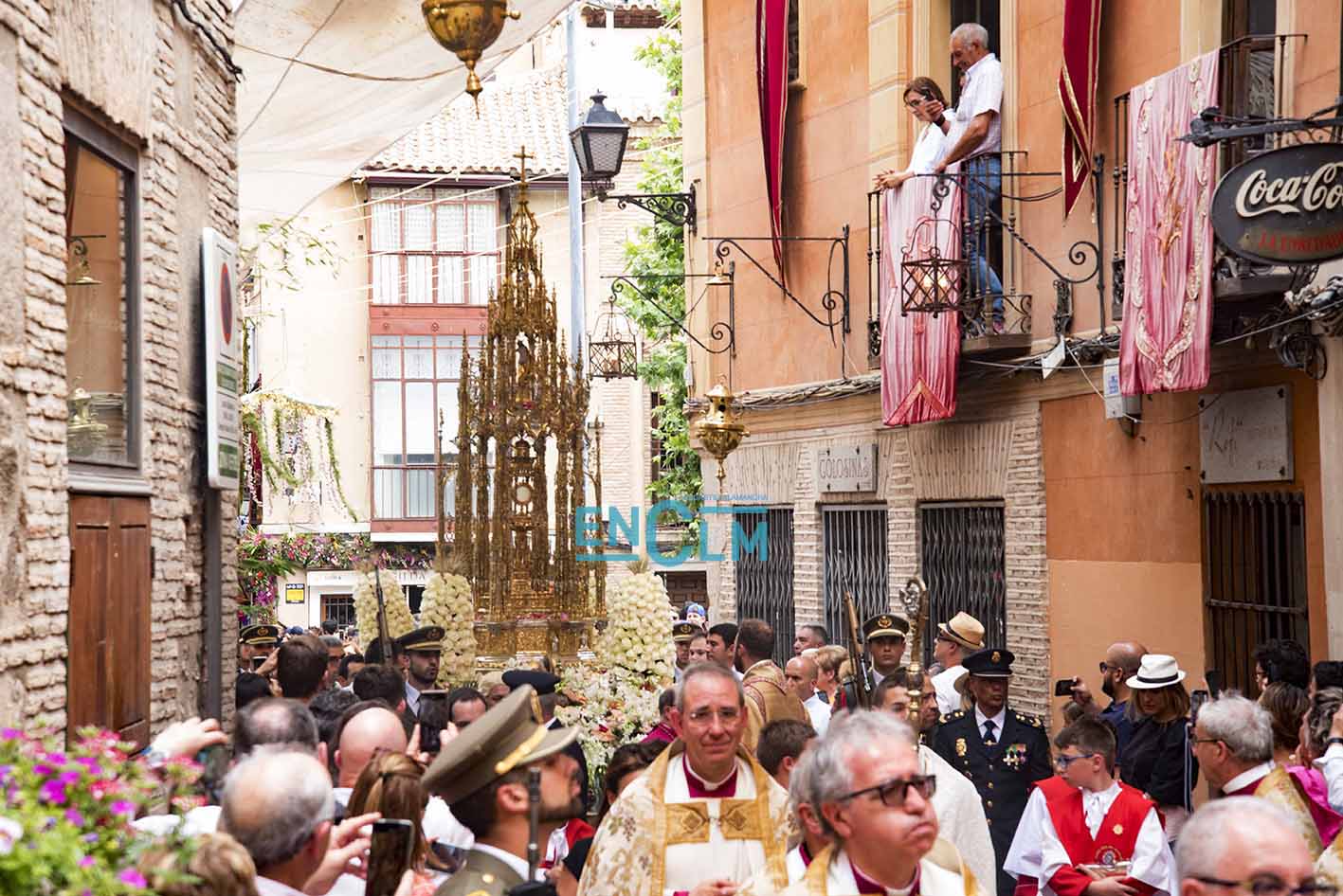 Procesión del Corpus Christi, en Toledo. Foto: Rebeca Arango.