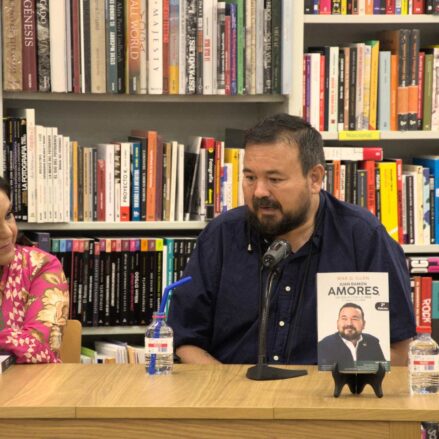 Juan Ramón Amores, librería Popular