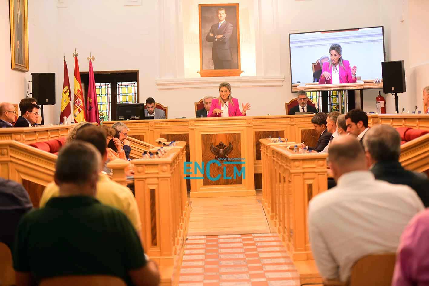 Tolón, durante el Debate sobre el Estado del Municipio. Foto: Rebeca Arango.