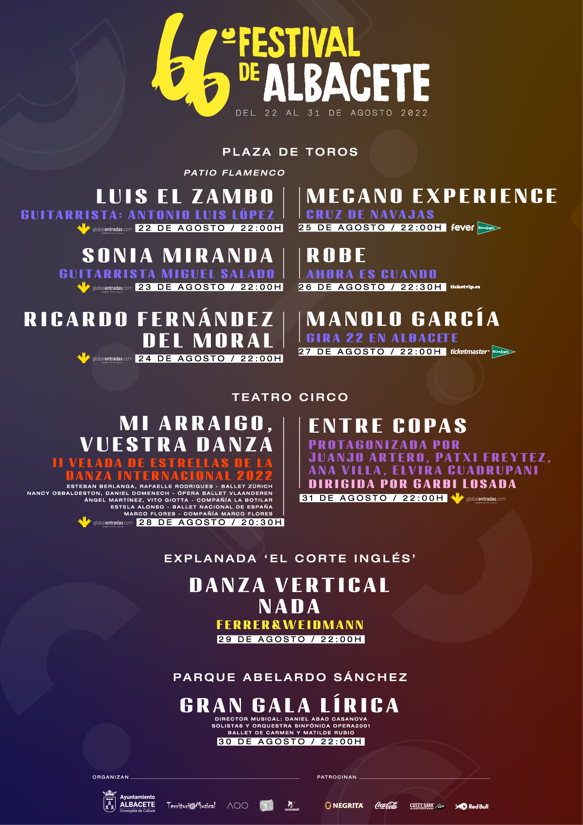 66ª Edición Festivales de Albacete. 