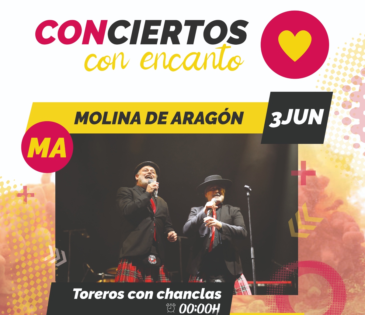 Cartel concierto Molina de Aragón