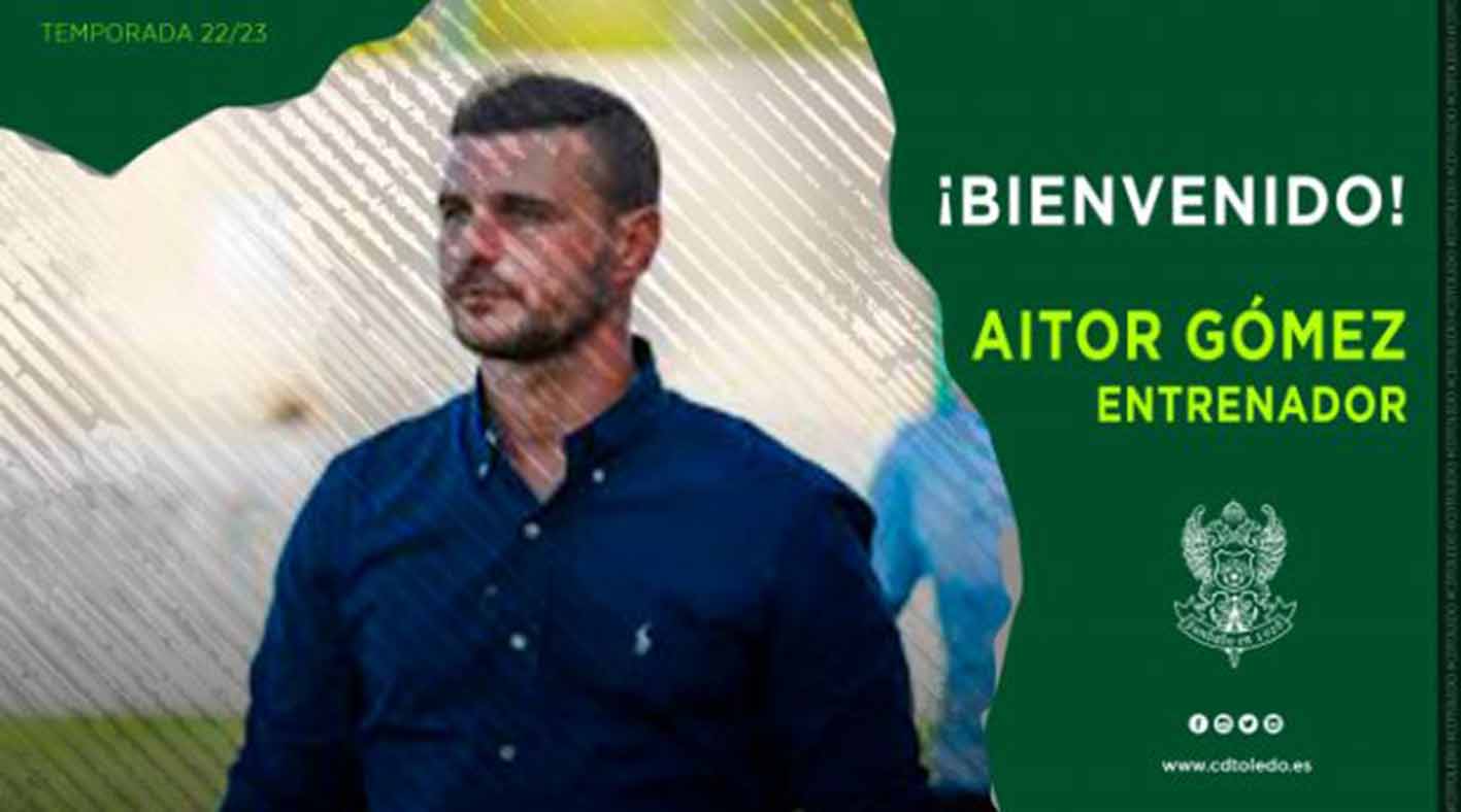 Aitor Gómez fue presentado como entrenador del Toledo.