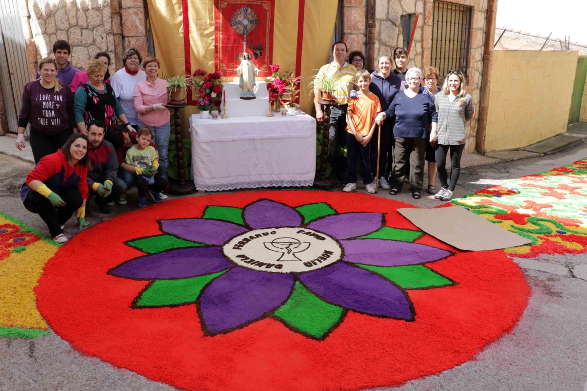 Almonacid de Zorita celebración del Corpus Christi