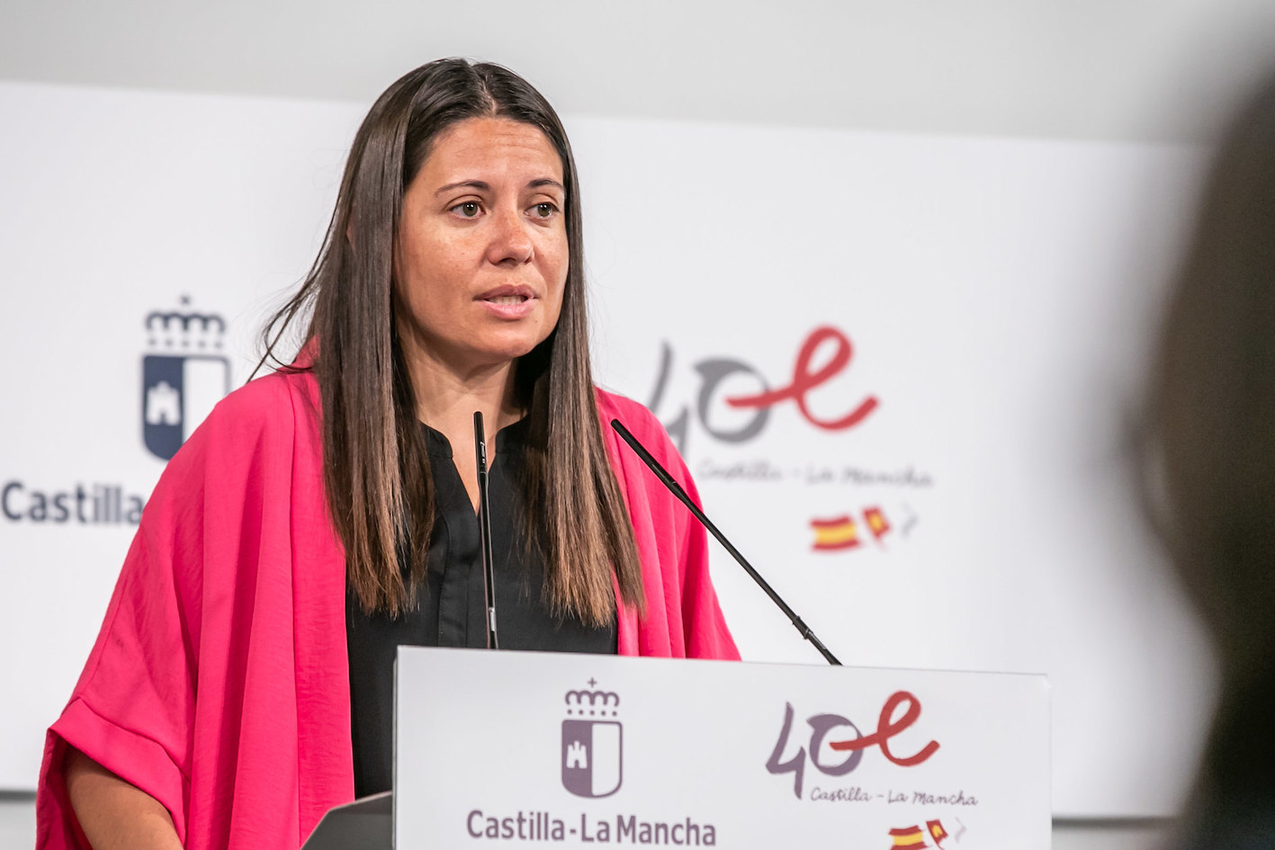 Bárbara García Torijano, durante la rueda de prensa.