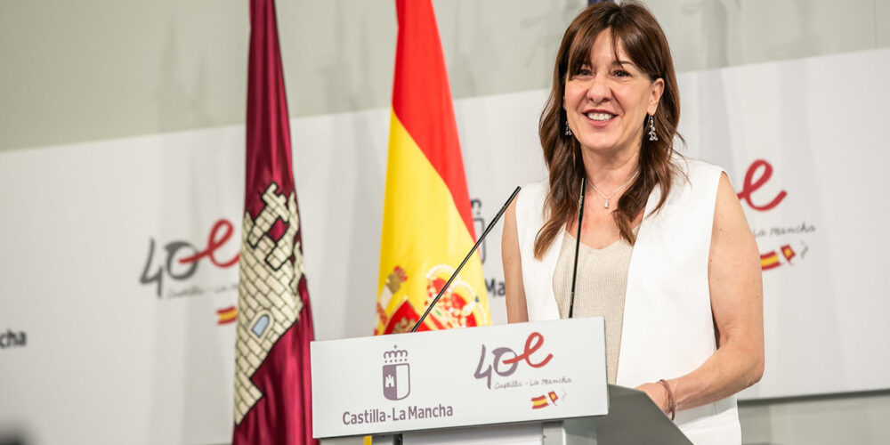 Blanca Fernández, portavoz del Gobierno de Castilla-La Mancha.
