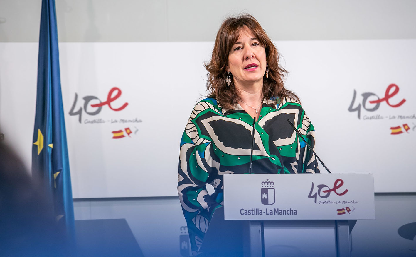 Blanca Fernández, portavoz del Gobierno de CLM.