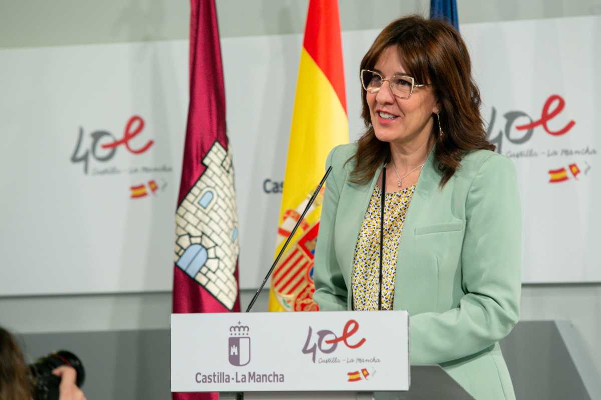 La portavoz del Gobierno de Castilla-La Mancha y consejera de Igualdad, Blanca Fernández.