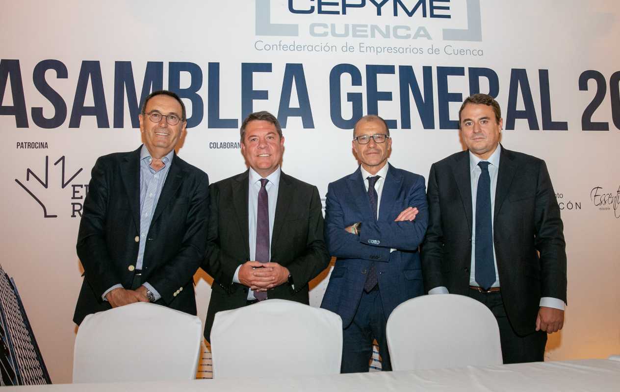 Clausura de la asamblea general de la CEOE-Cepyme Cuenca.