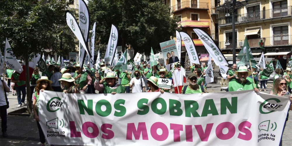 Concentración de CSIF en Toledo.