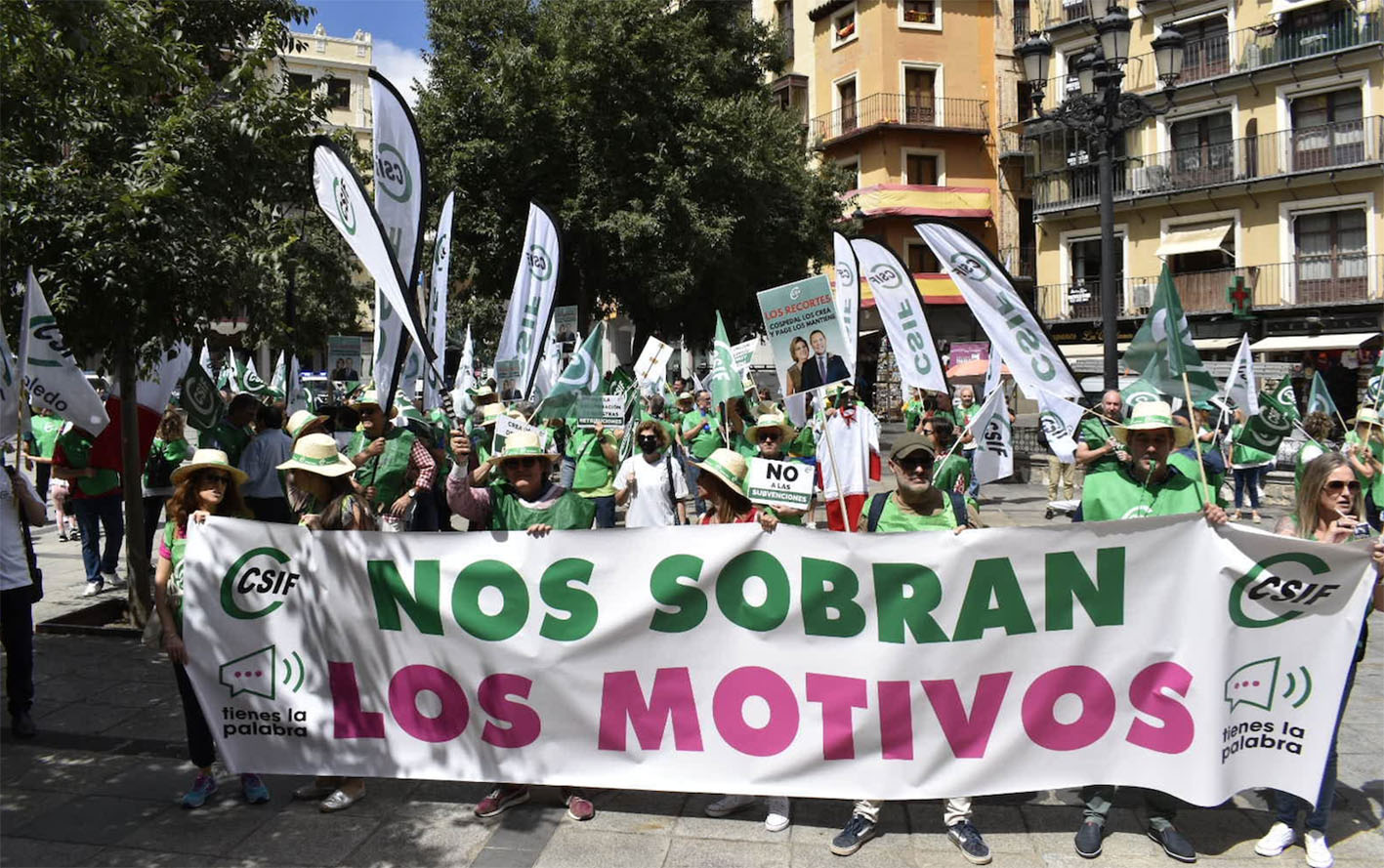 Concentración de CSIF en Toledo.