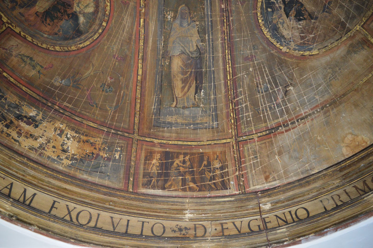 Impresionante cúpula de uno de los edificios que rehabilitará el Consorcio de Toledo y que serán para viviendas.