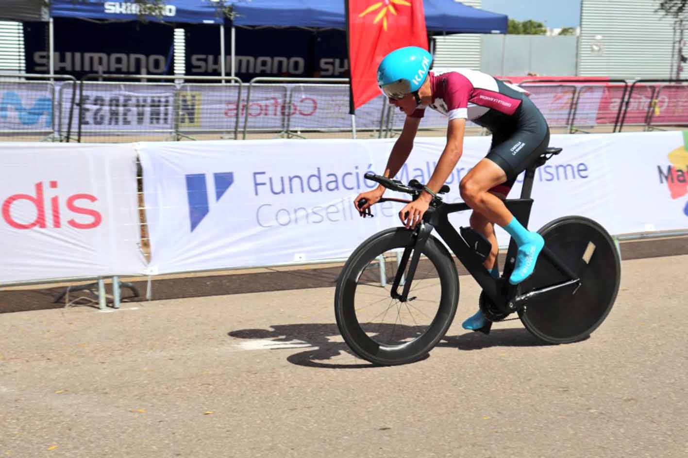 Fernando Tercero, bronce en el Campeonato de España sub-23, en contrarreloj. Foto: @FundContaTeam.