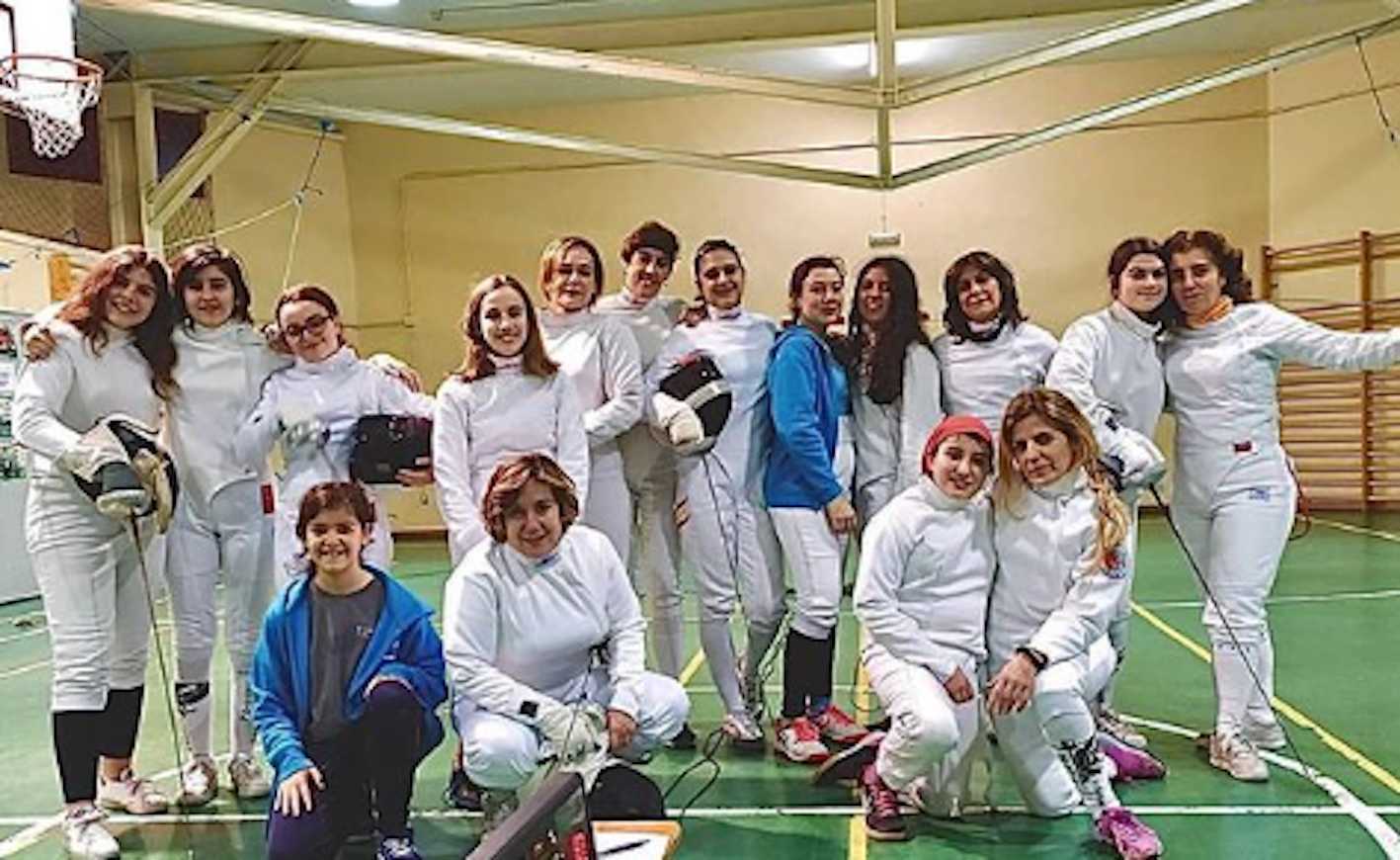 Participantes en la cuarta jornada de la Liga Femenina de Toledo.