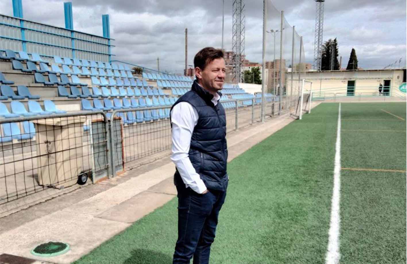 Manuel Mosquera ya es exentrenador del Talavera. Foto: CF Talavera.