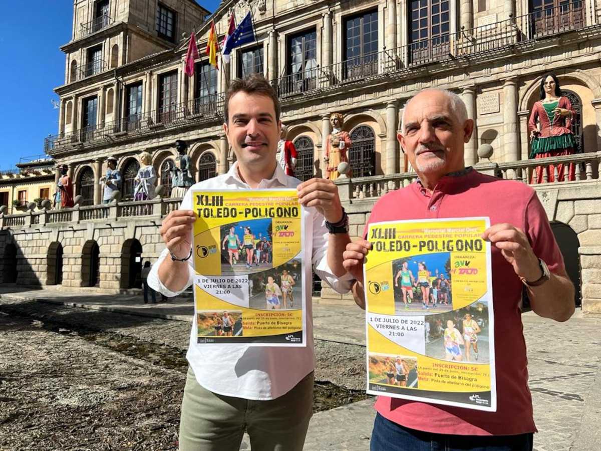 Pablo García (izquierda) y Jesús Alhambra presentaron la prueba.