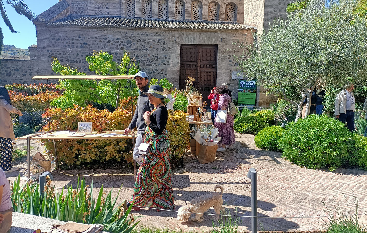 Jardín de San Lucas, donde se colocará el Mercado de Artesanía.