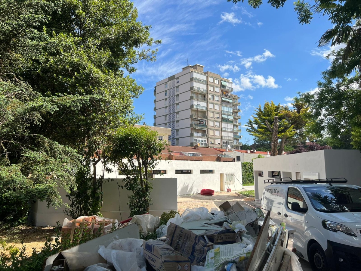 Obras piscina de San Roque