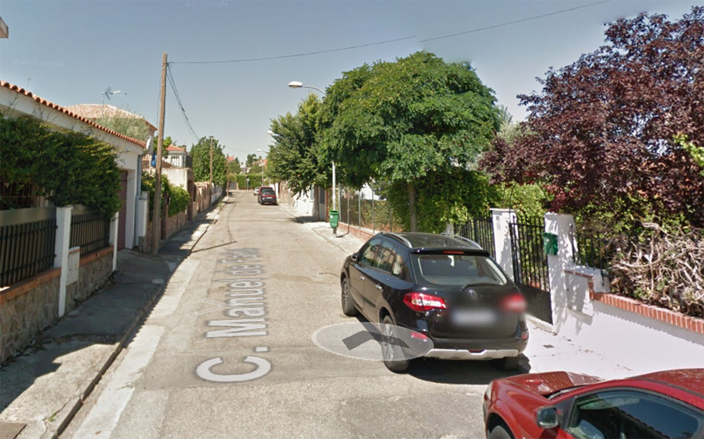 El trágico suceso ha ocurrido en una vivienda de la calle Manuel de Falla, en Ontígola. Imagen de Google Maps.